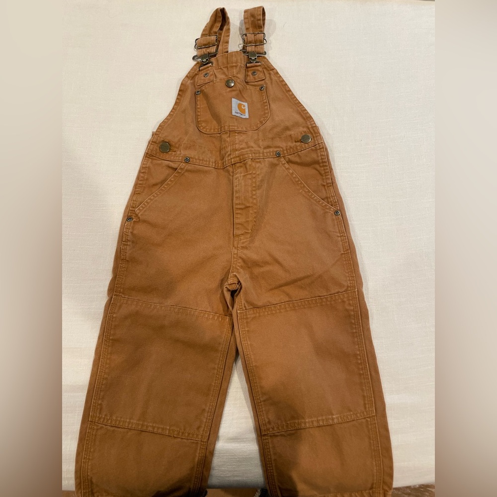 Carhartt Kids Tan Overalls